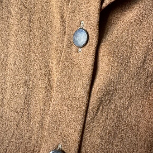 Vintage Chloe Crepe Button Down Top - Size 42 (US Medium) - Picture 3 of 6